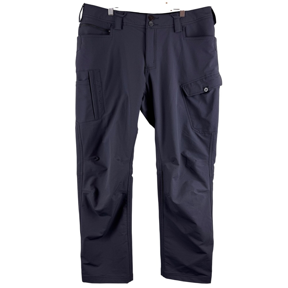 Truewerk T2 Werkpant Mens 36x30 Navy Technical Cargo Work Pants Stretch Utility